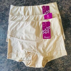 Illusions Tummy Control Panties with Butt Lift Seam 5 pairs Size S